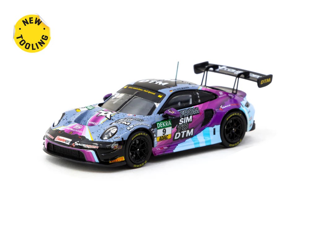 Tarmac Works 1/64 Porsche 911 GT3 R DTM 2023 #9 - HOBBY64 T64-084-23DTM09