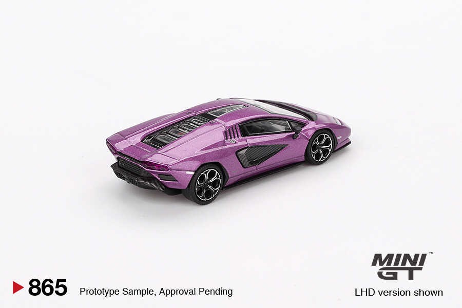  Mini GT 1/64 Lamborghini Countach LPI 800-4 Viola 30th MGT00865