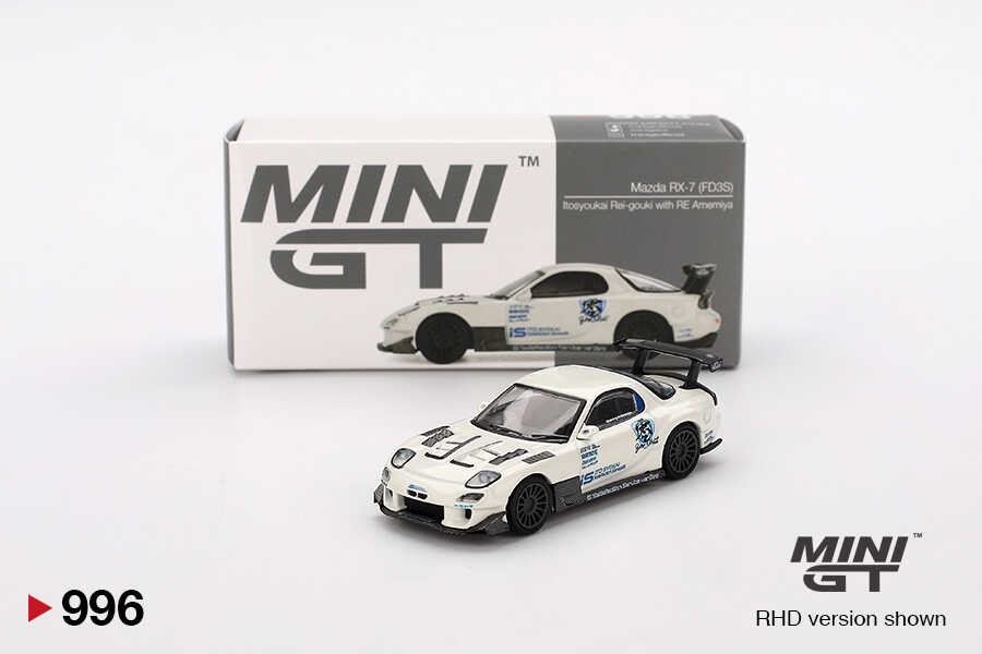 (ÖN SATIŞ) Mini GT 1/64 Mazda RX-7 (FD3S) Itosyoukai Rei-gouki with RE Amemiya MGT00996