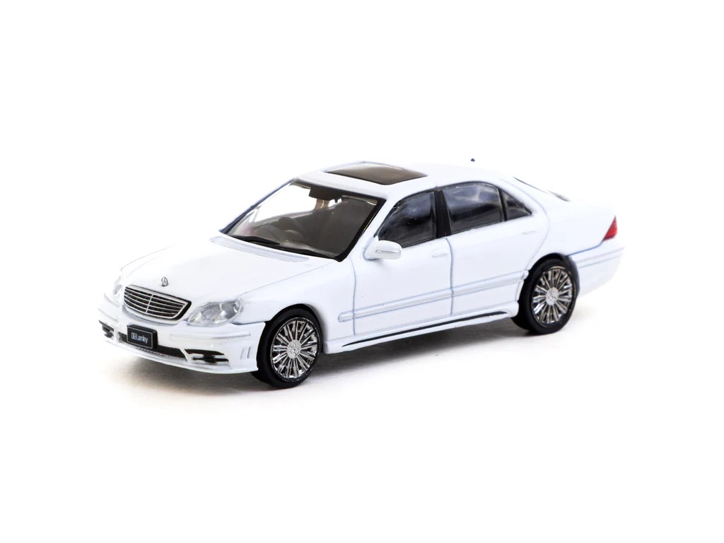 Tarmac Works 1/64 Mercedes-Benz S-Class Wald Alabaster White - Lamley Special Edition - GLOBAL64T64G-072-WH