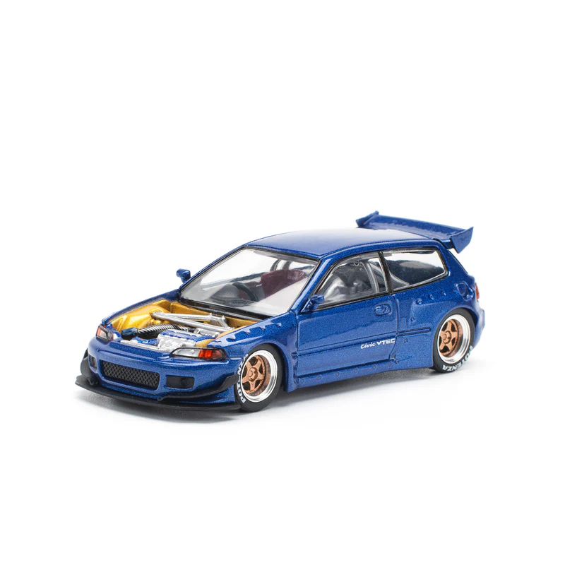 Pop Race Honda Civic EG6 Pandem Metallic Blue
