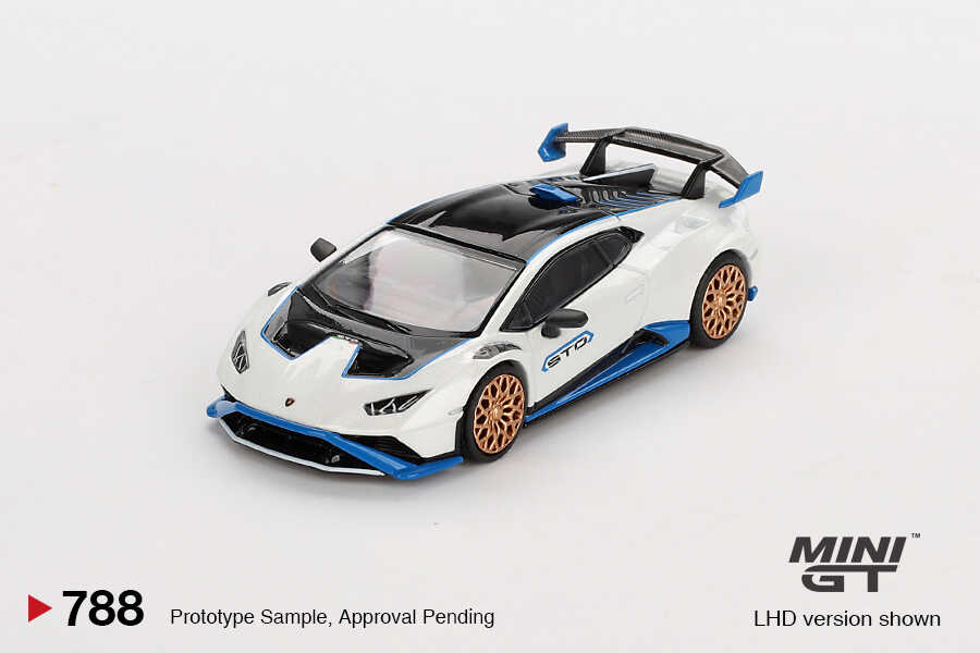 Mini GT 1/64 Lamborghini Huracán STO Bianco Asopo MGT00788