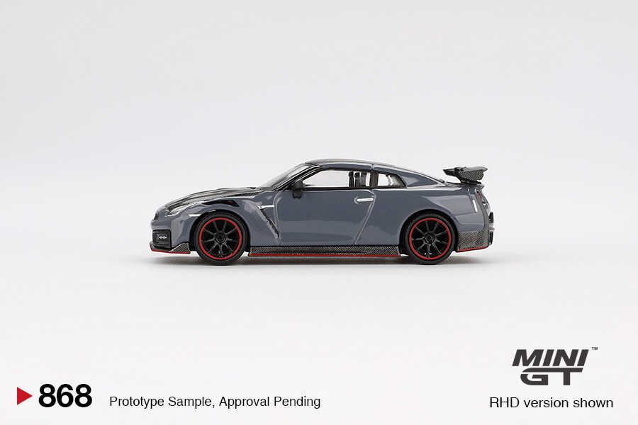 Mini GT 1/64 Nissan GT-R Nismo 2024 NISMO Stealth Gray MGT00868