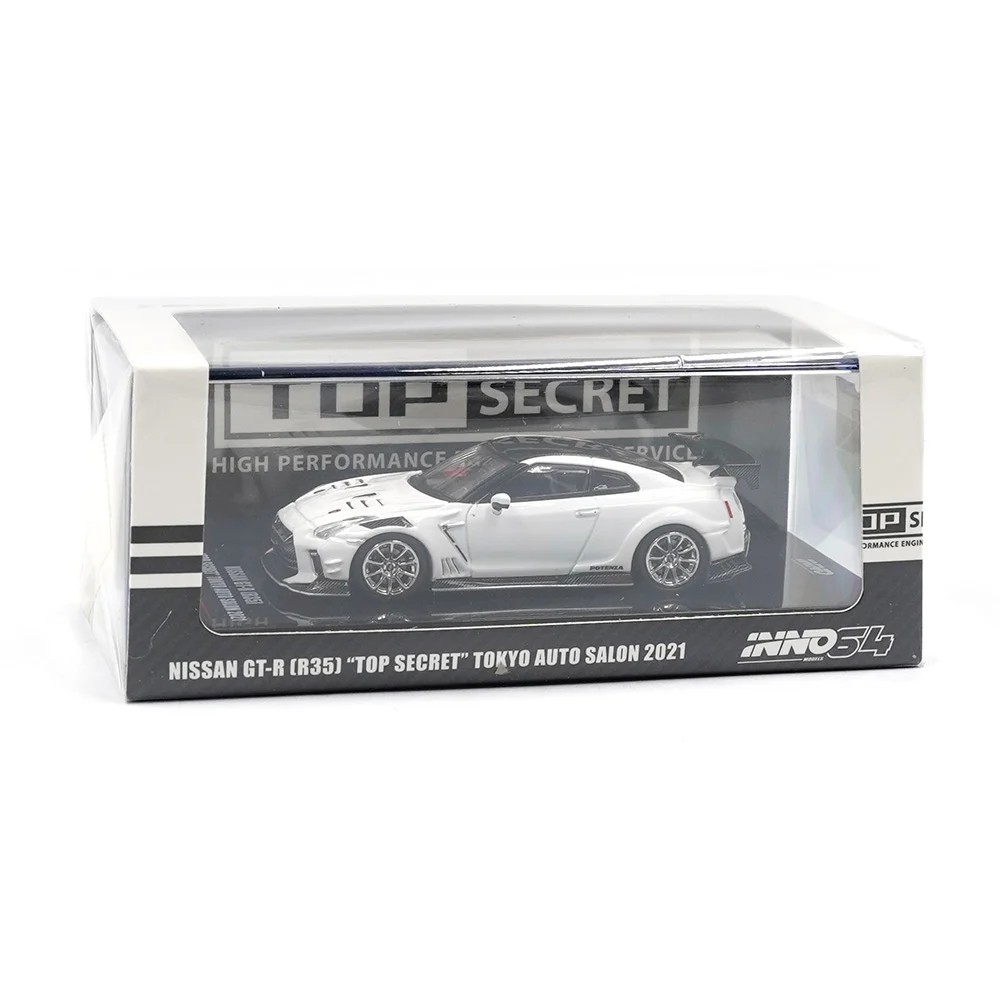 Inno 1/64 Nissan GT-R (R35) "TOP SECRET" Tokyo Auto Salon 2021 IN64-R35TS-TAS2021