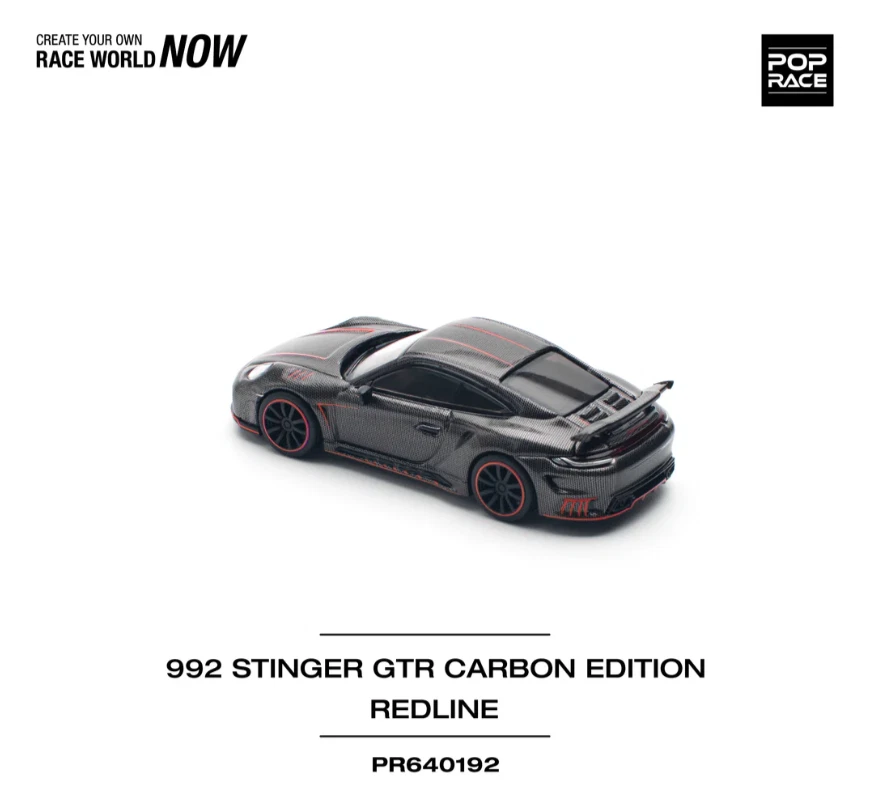 Pop Race Porsche 992 Stinger GTR Carbon Edition - Red Line