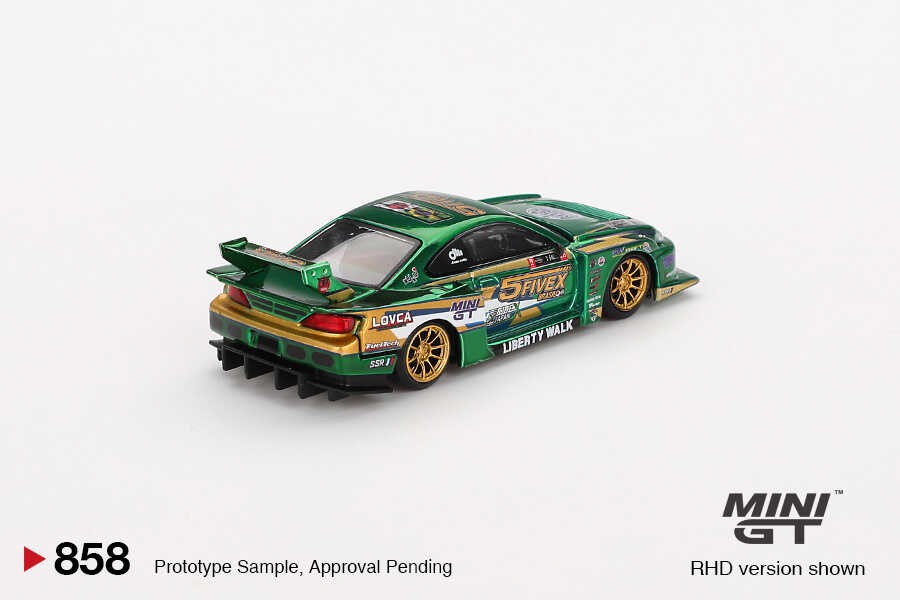  Mini GT 1/64 Nissan LB-Super Silhouette S15 SILVIA LBWK 2024 Fausto Racing MGT00858