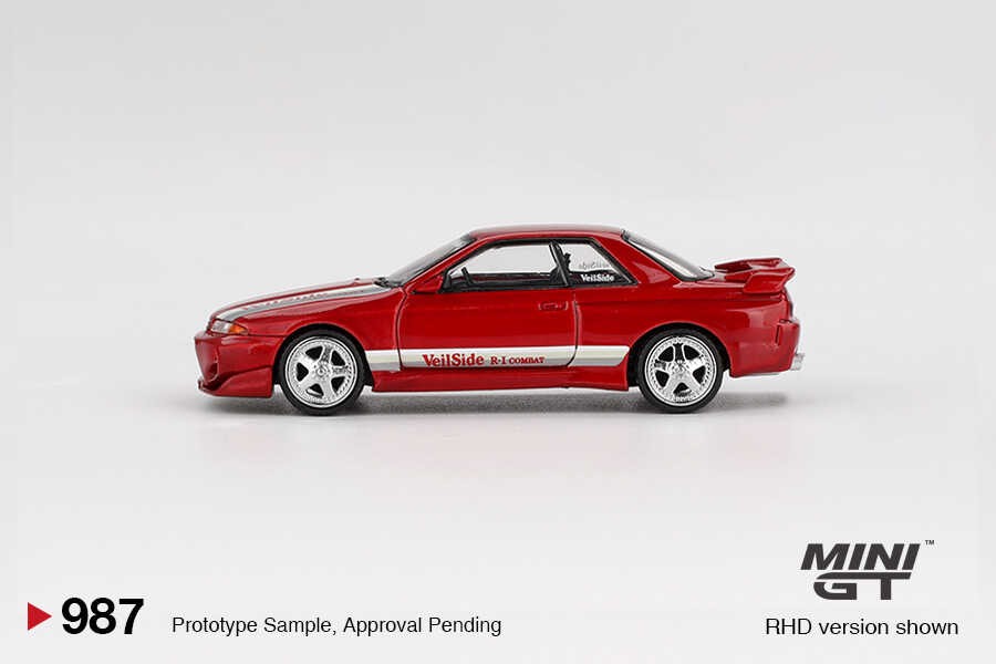 (ÖN SATIŞ) Mini GT 1/64 Nissan Skyline GT-R (R32) VeilSide Combat C-I Gem Red MGT00987