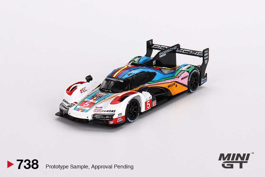 (ÖN SATIŞ) Mini GT 1/64 Porsche 963 Porsche Penske Motorsport 2023 24 Hrs of LeMans Limited edition 3000 set MGTS0011