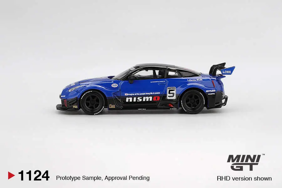 Mini GT 1/6 LB-Silhouette WORKS GT NISSAN 35GT-RR Ver.2 Blue MGT01124