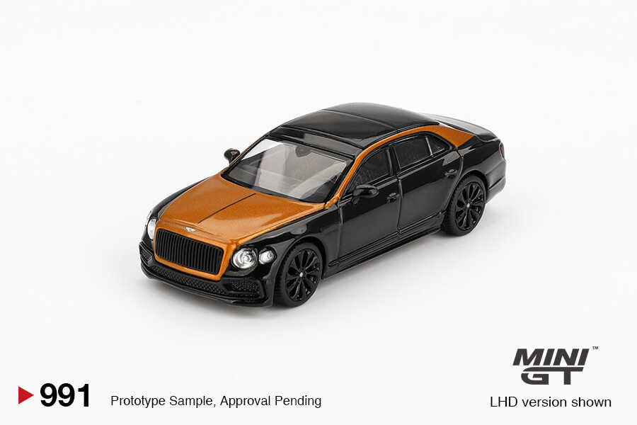 Mini GT 1/64 Bentley Flying Spur Orange Flame / Onyx MGT00991