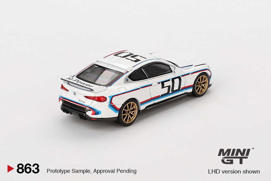 Mini GT 1/64 BMW 3.0 CSL White MGT00863