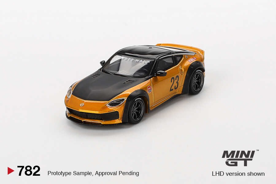  Mini GT 1/64 Nissan Z LB NATION WORKS LB Gold MGT00782