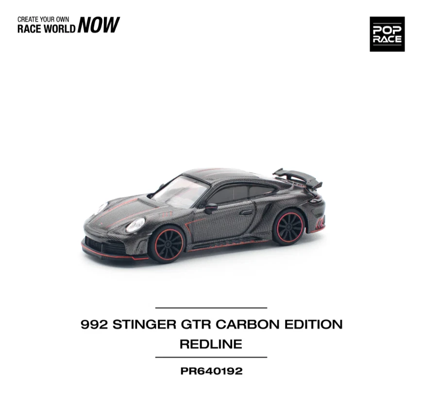 Pop Race Porsche 992 Stinger GTR Carbon Edition - Red Line