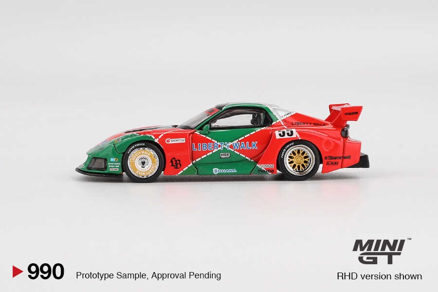 (ÖN SATIŞ) Mini GT 1/64 Mazda RX-7 LB-Super Silhouette MGT00990