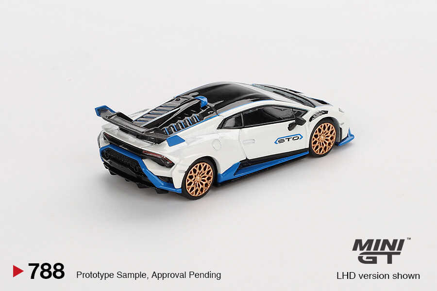 Mini GT 1/64 Lamborghini Huracán STO Bianco Asopo MGT00788