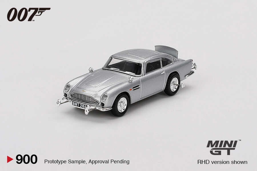 Mini GT 900 Aston Martin DB5 James Bond “Goldfinger” / English Blister Paket 1/64