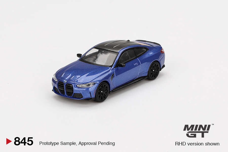  Mini GT 1/64 BMW M4 Competition (G82) Portimao Blue MGT00845