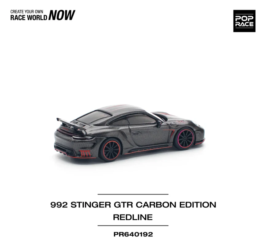 Pop Race Porsche 992 Stinger GTR Carbon Edition - Red Line
