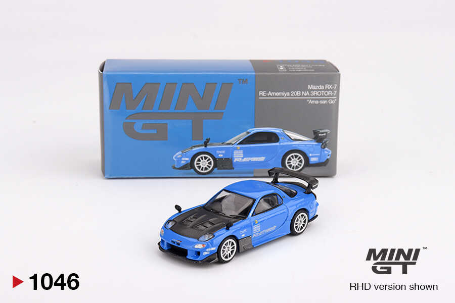 Mini GT 1/64 Mazda RX-7 RE-Amemiya 20B NA 3ROTOR-7 “Ama-san Go” MGT01046