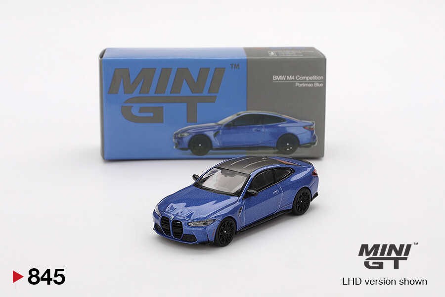  Mini GT 1/64 BMW M4 Competition (G82) Portimao Blue MGT00845