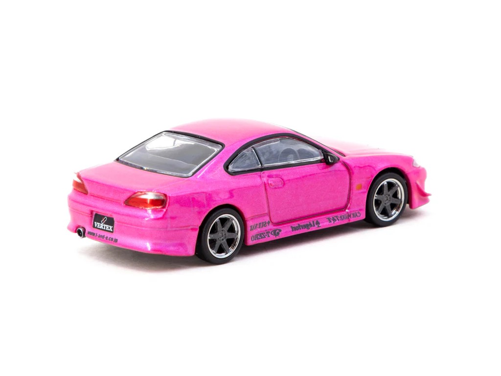 Tarmac Works 1/64 VERTEX Nissan Silvia S15 Pink Metallic - GLOBAL64 T64G-023-PI