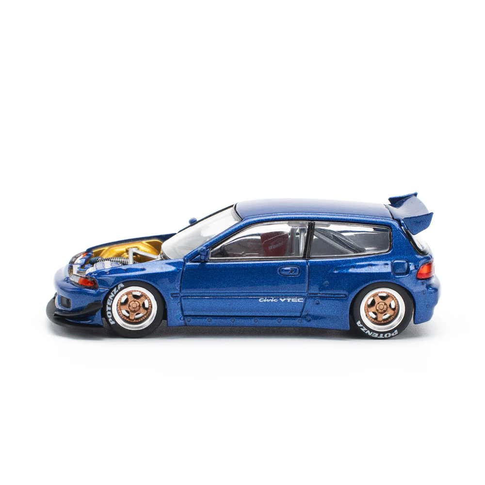 Pop Race Honda Civic EG6 Pandem Metallic Blue