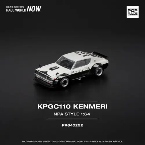 Pop Race 1/64 KPGC110 Kenmeri NPA Style PR640252