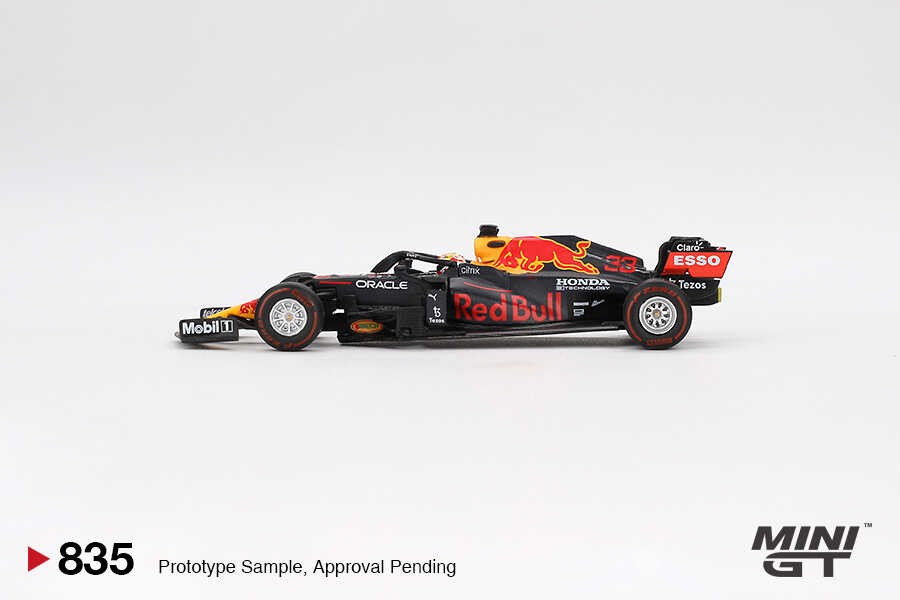  Mini GT 1/64 Red Bull RB16B #33 Max Verstappen 2021 Abu Dhabi Grand Prix Winner