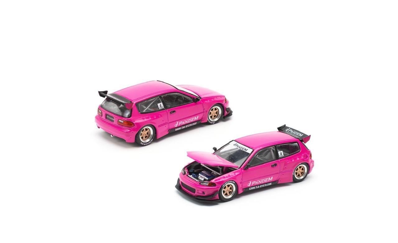 Pop Race Honda Civic EG6 Pandem Pink BLİSTER PAKET