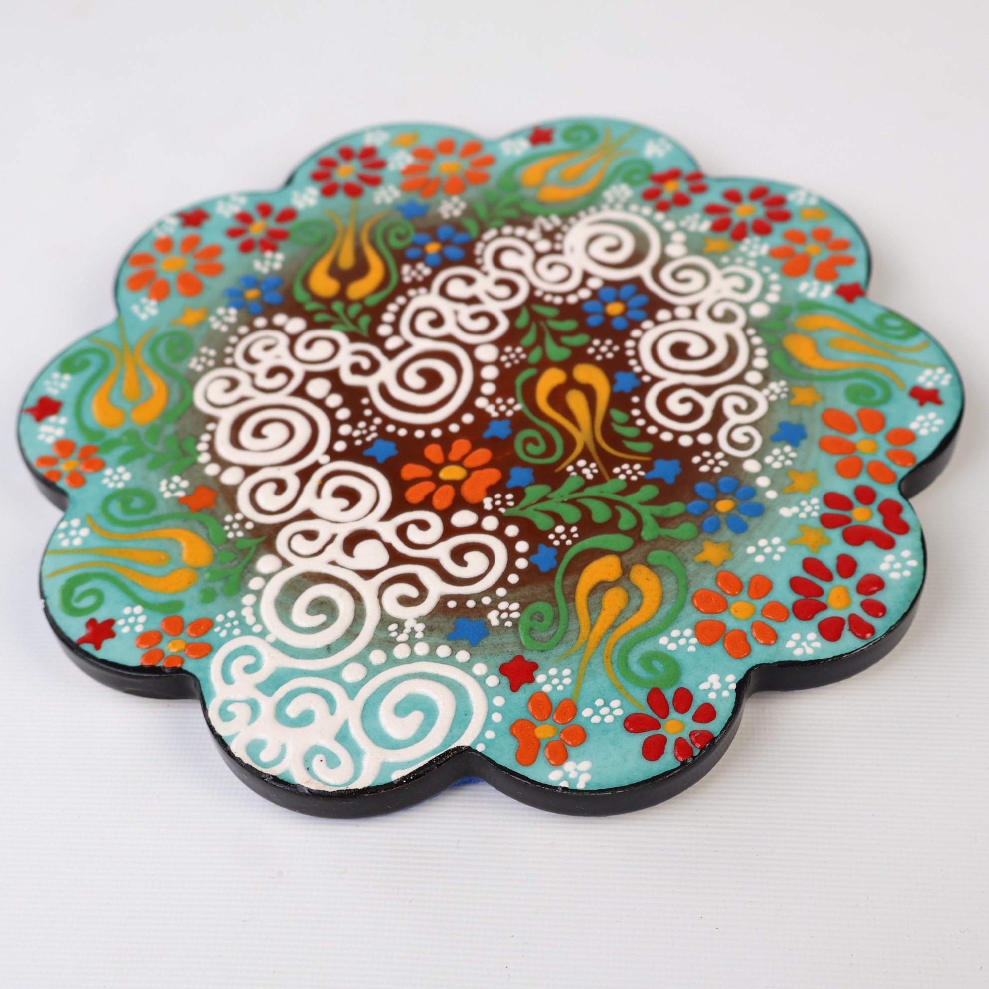 Handmade Ceramic Relief & Embossed Trivets for Hot Pots and Pans | Zeem Ceramic