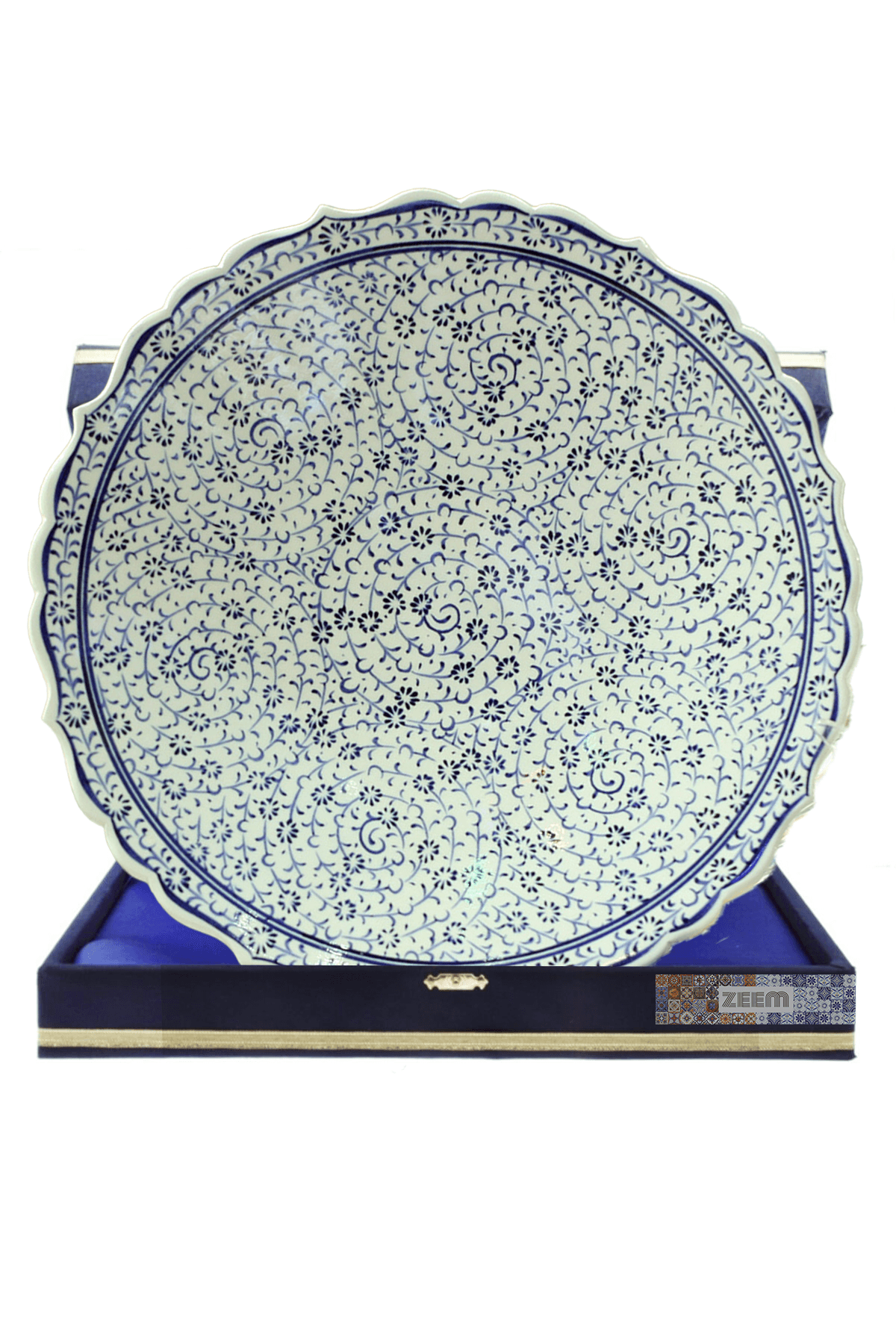 Hand-Painted Turkish Ceramic Dinner Plates - Perfect for Dining and Decor