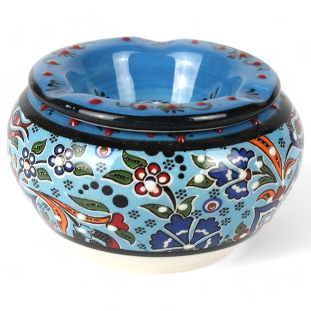 Printed Ceramic Windproof Ashtray – Impress Your Guests with Stylish Designs