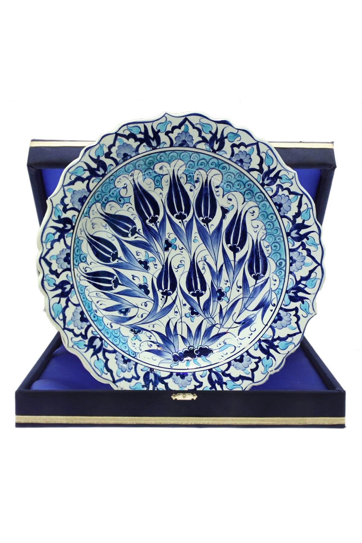 Hand-Painted Turkish Ceramic Dinner Plates - Perfect for Dining and Decor