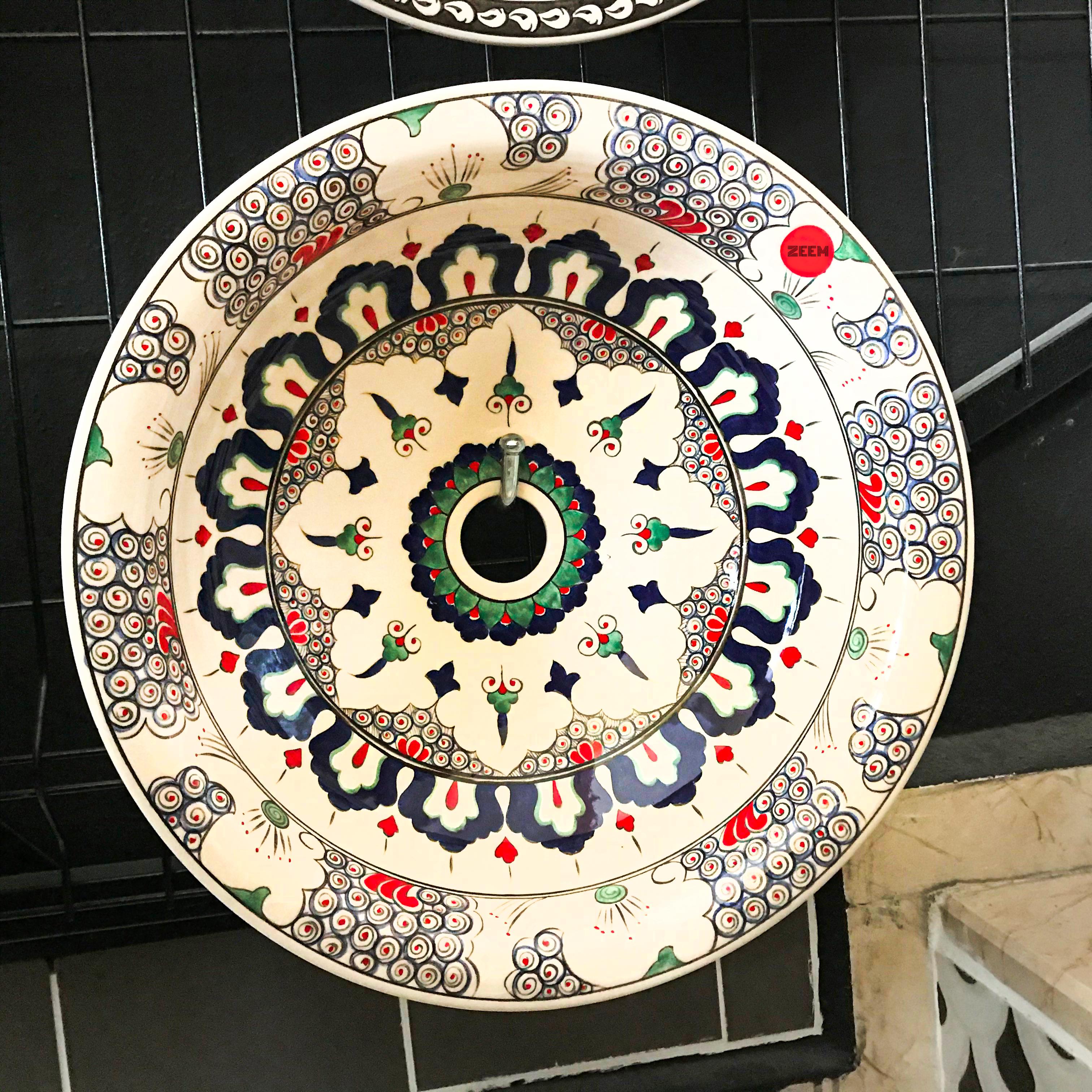 Turkish Hand Painted Bathroom Vessel Sink | Unique Patterned Sinks - A Collection of Artisan Designs for Every Style