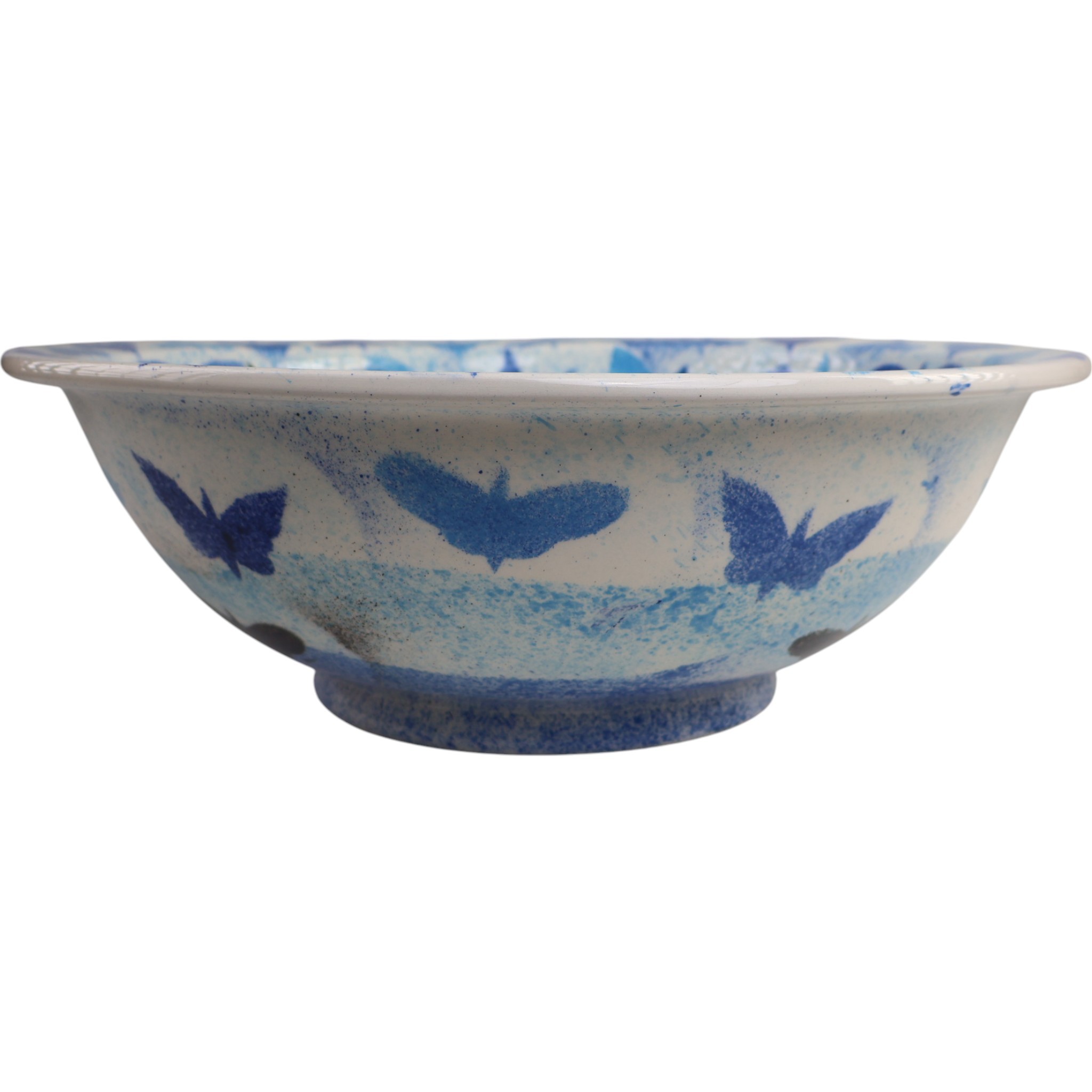 Ceramic Sink - Birds, Butterflies and Leaves