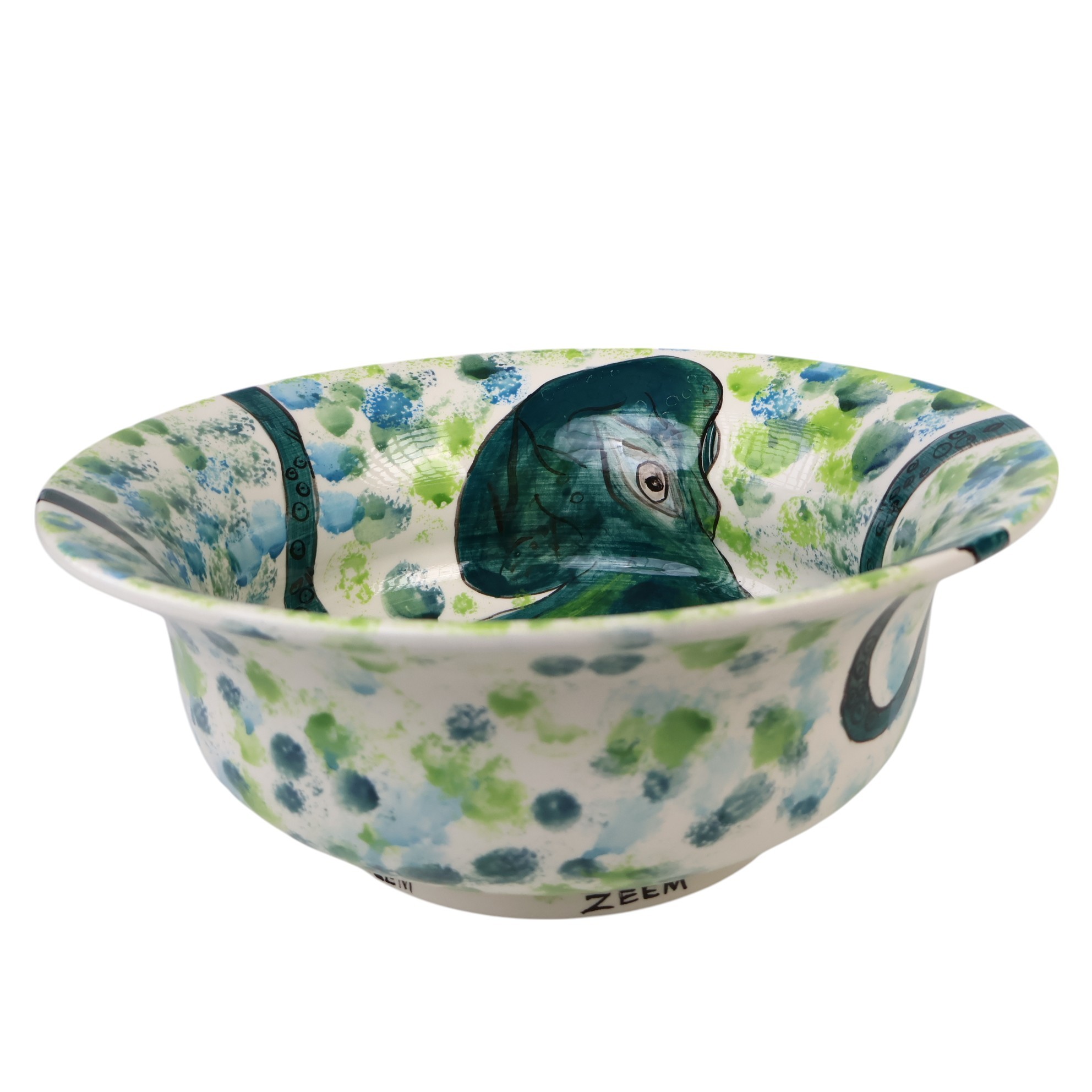Octopus Design Handmade Ceramic Sink – Coastal & Artistic Bathroom Basin by Zeem Ceramic