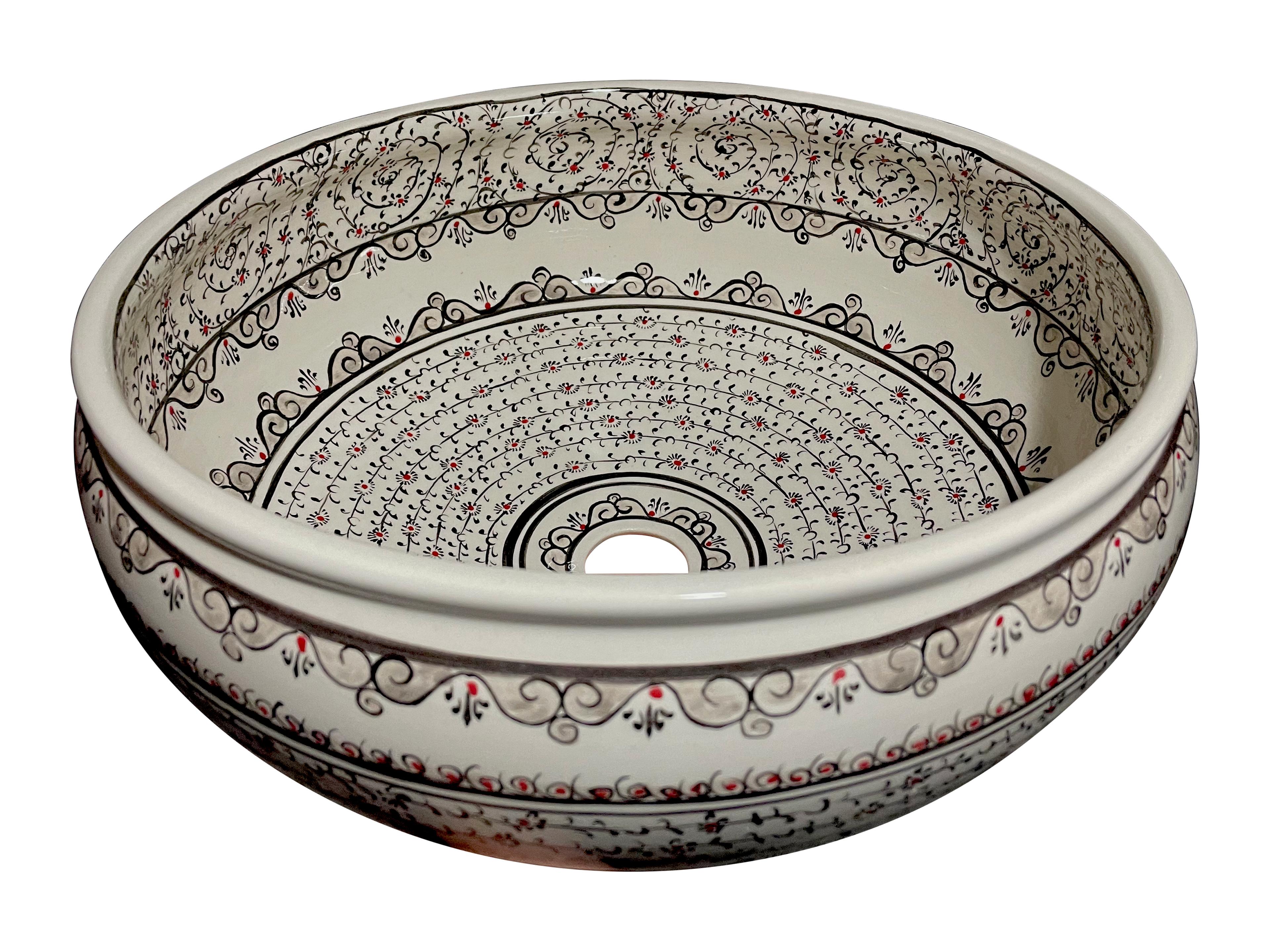 Bathroom Countertop Ceramic Vessel Sink - Golden Horn