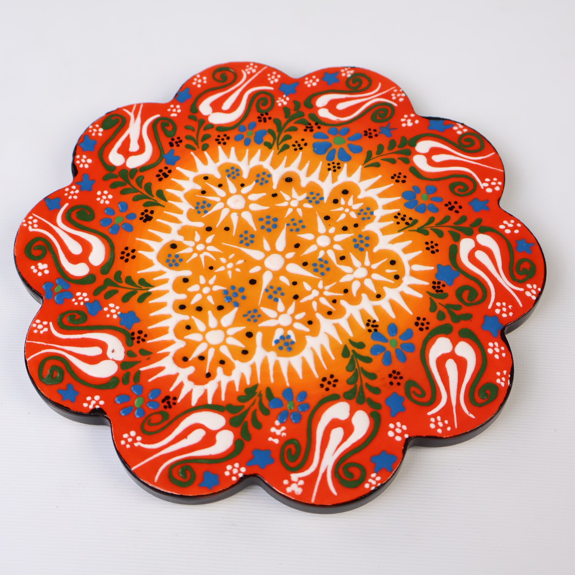 Ceramic Relief Floral Trivets for Hot Dishes | Zeem Ceramic