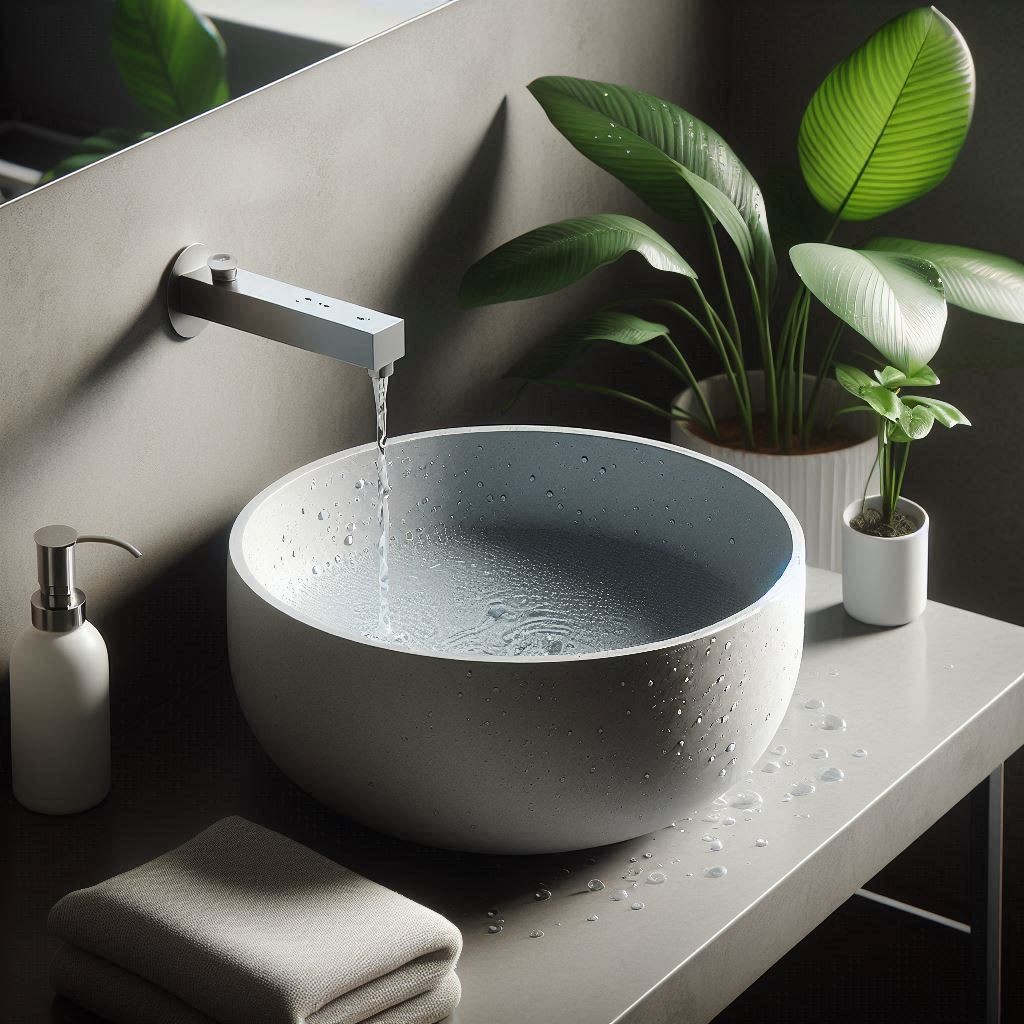 Ceramic vessel sink