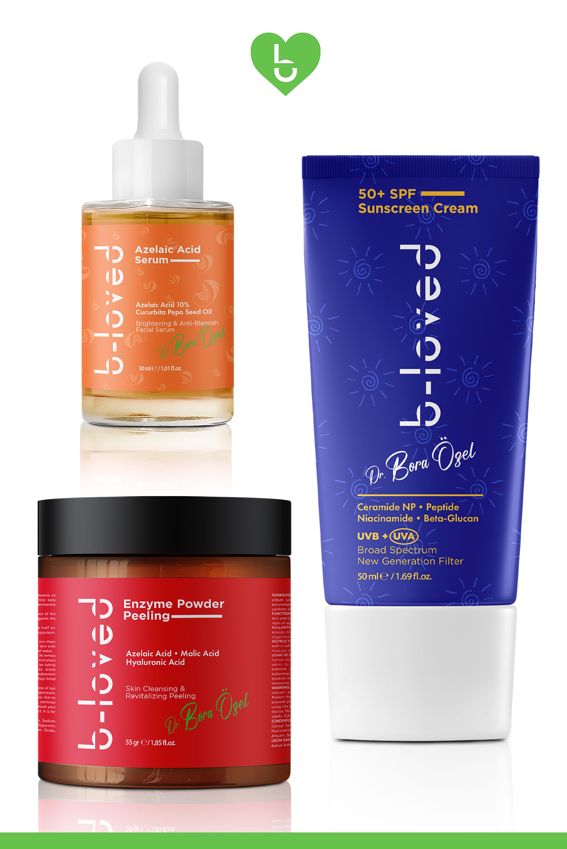 B Loved Leke Karşıtı Peeling Etkili Cilt Bakım Seti