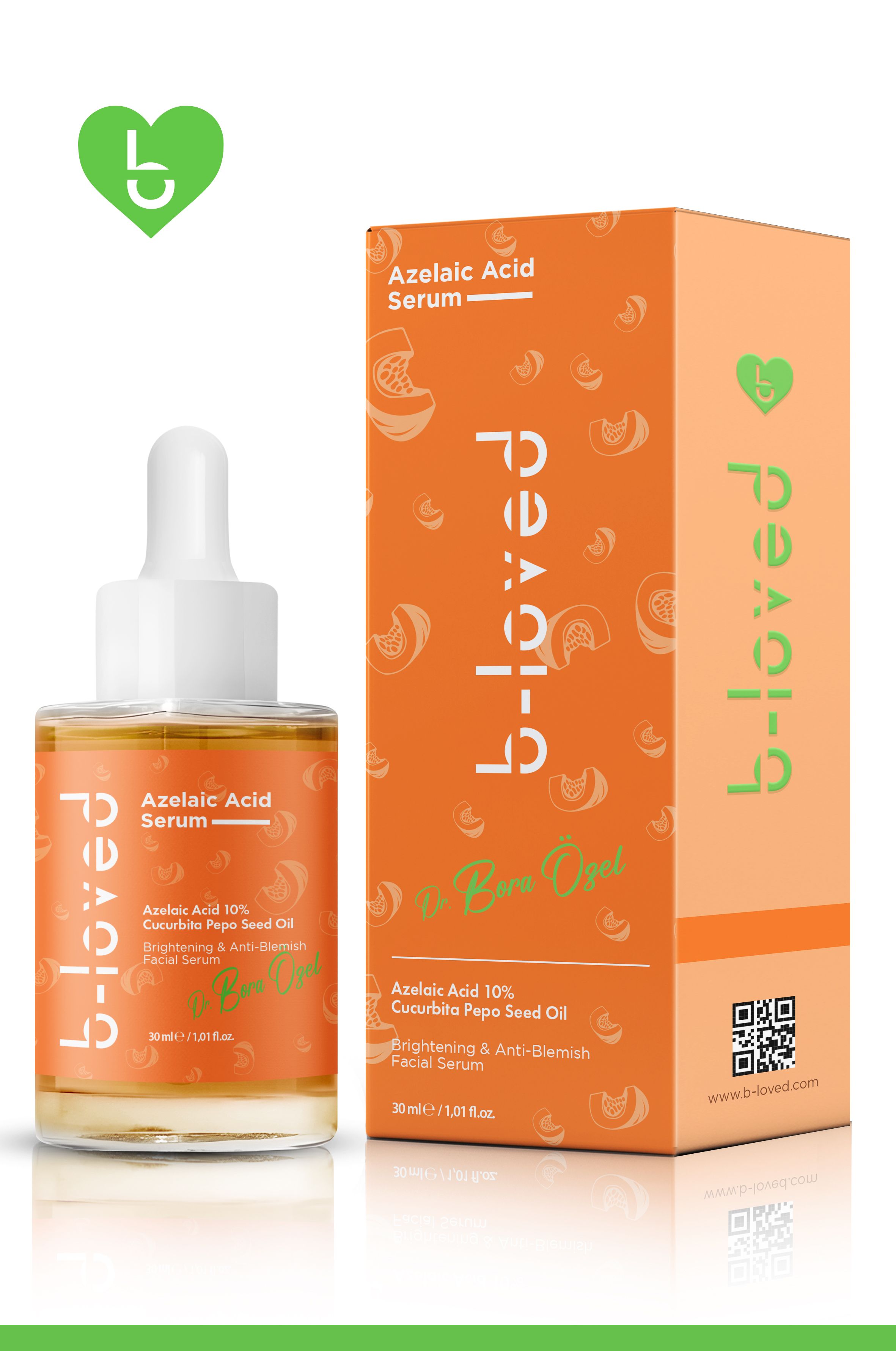 Leke Karşıtı %10 Azelaik Asit Serumu - Kabak Çekirdeği Yağı Ile Cilt Aydınlatma Ve Eşitleme-30 ml