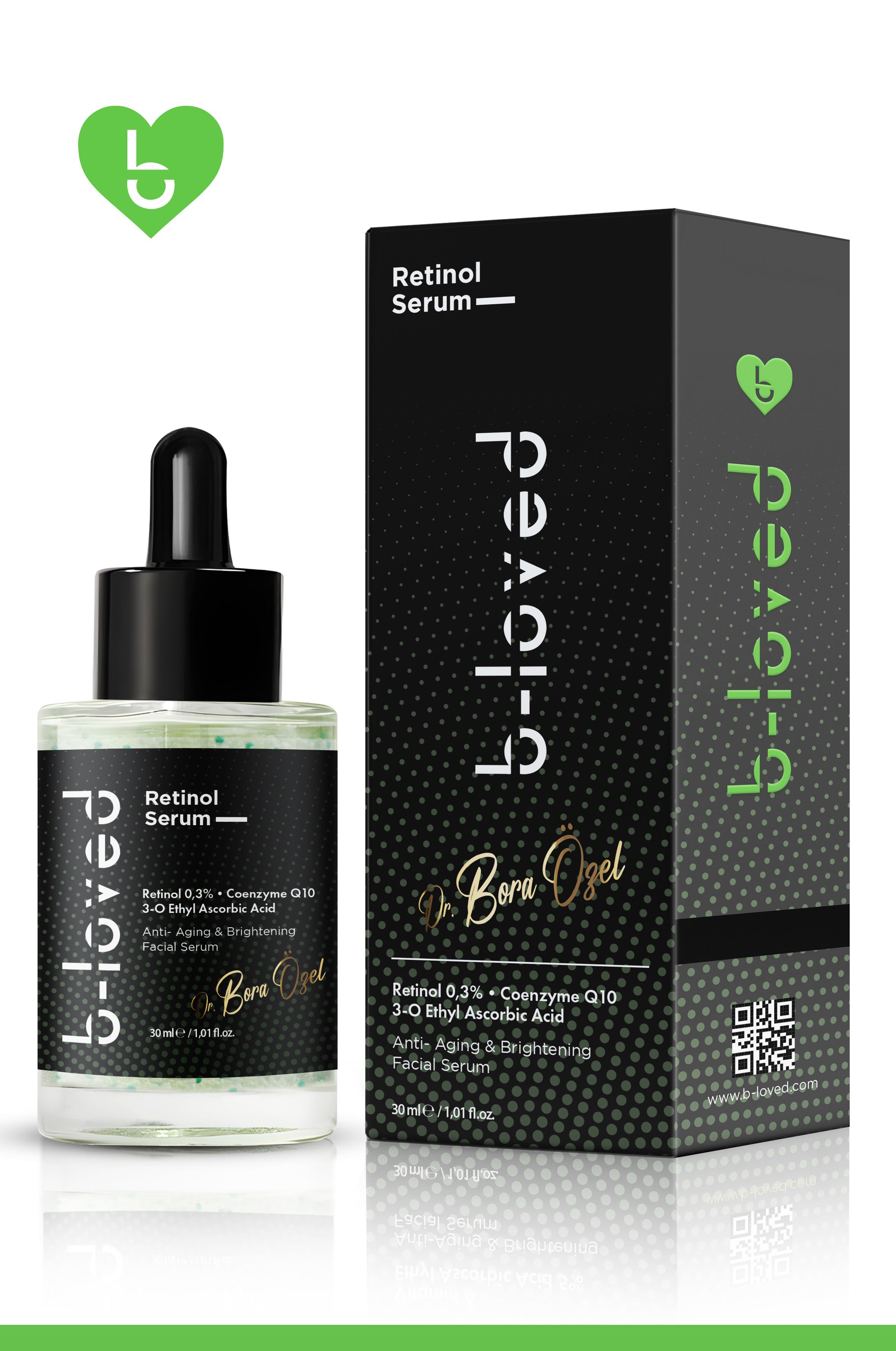 2'li Cilt Bakım Seti Retinol % 0.3 (A Vitamini), Leke Karşıtı %10 Azelaik Asit Serumu