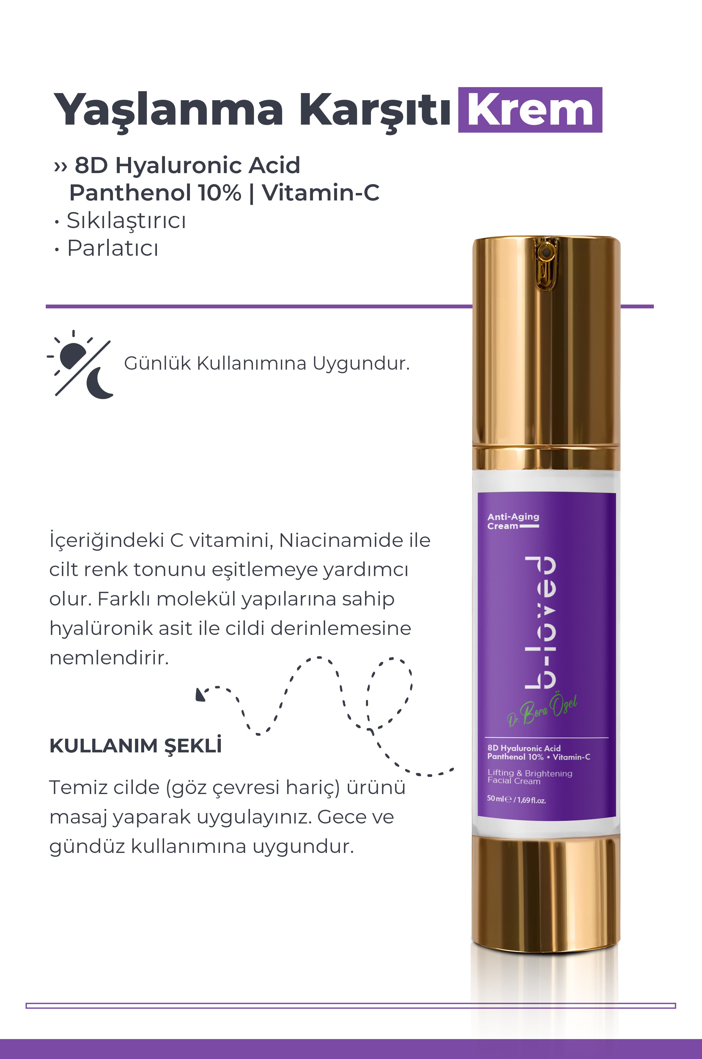 2 Li Cilt Bakım Seti Ginsengli Yüz Temizleme Köpüğü 8d Hyaluronik Asit, Vitamin C Içeren Yüz Kremi