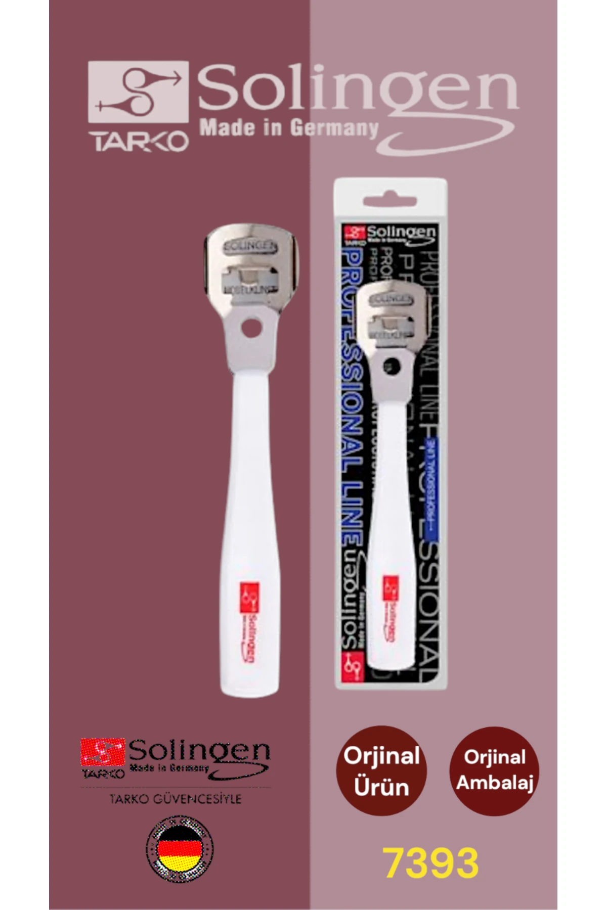 Solingen 7393 Ayak Raspası (Tarko Solingen Ürünüdür) image