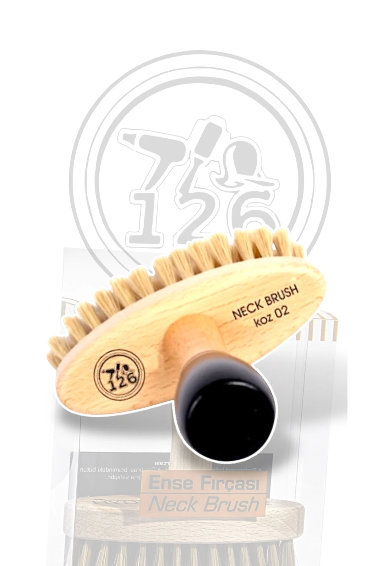 126 Klasik Ense Temizleme Fırçası & Kıl Temizleme Fırçası (Neck Brush)
