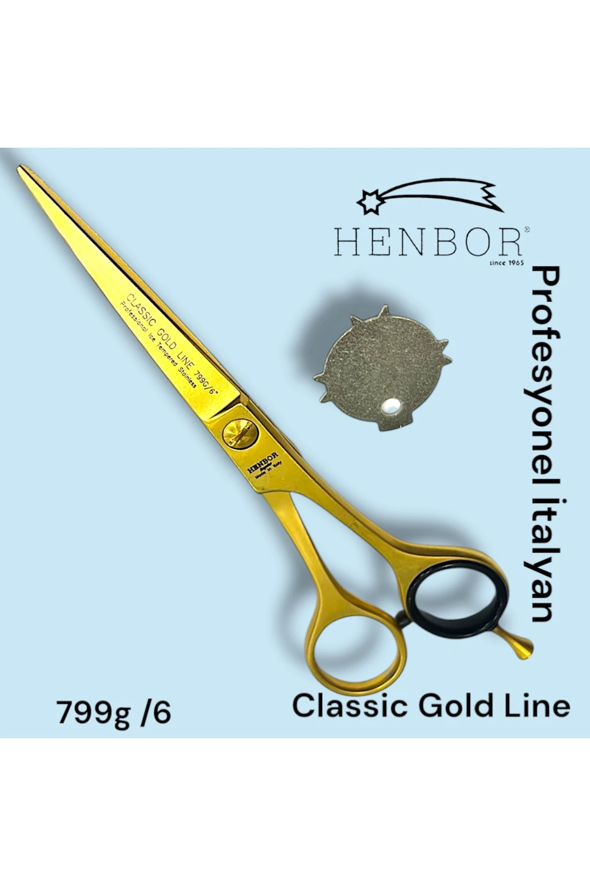 6 inç gold saç kesme makası 799 image