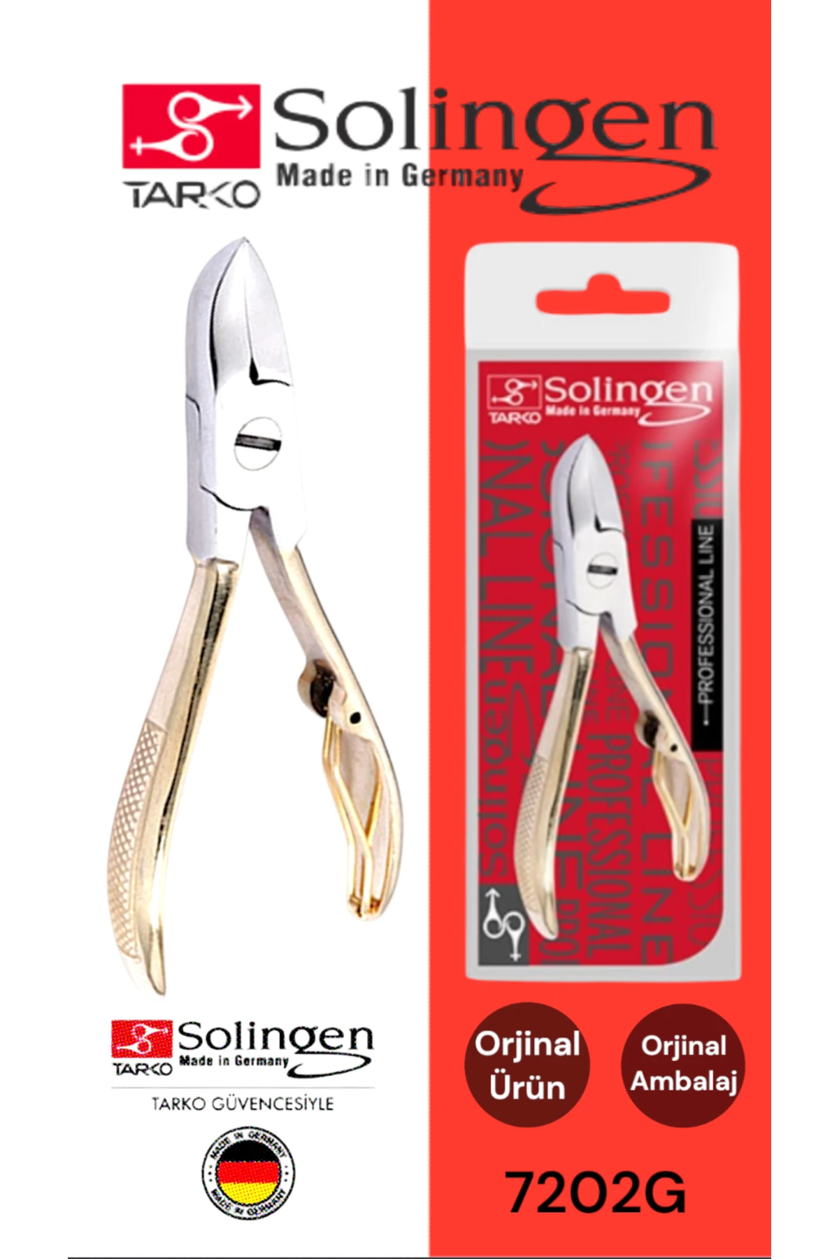 Solngen 7202G Ayak Tırnak Pensi (Tarko Solingen Ürünüdür) main variant image