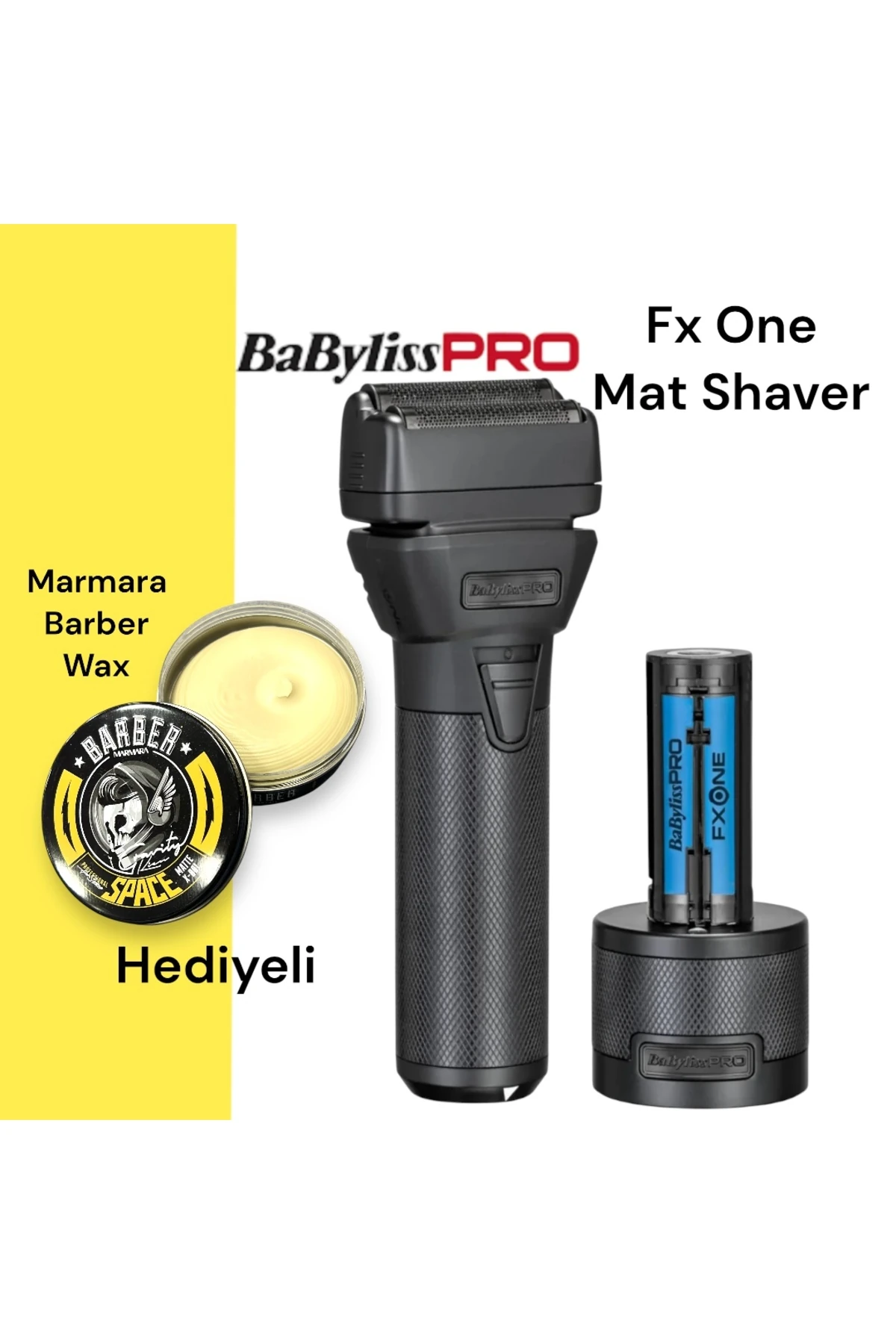 BaBylissPro Fx One Mat Siyah Shaver Tıraş makinası image