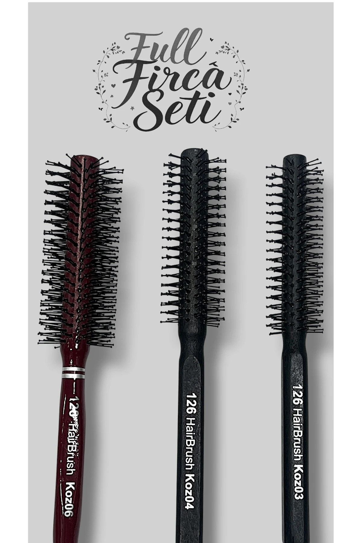 126 koz06 & koz04 & koz03 Saç Fırçası Seti main variant image