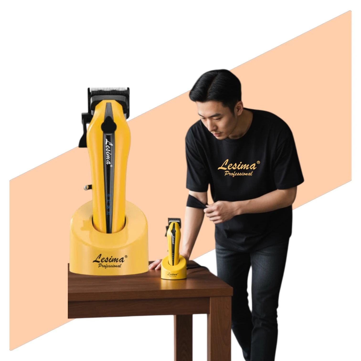 Ls-1000 Herkül DLC Bıçak 9000 Rpm Saç Sakal Tıraş Makinesi main variant image